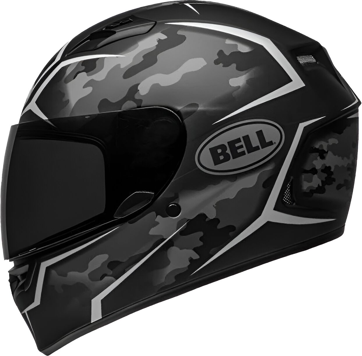 Bell Qualifier Stealth Mat Siyah Beyaz Kamuflaj