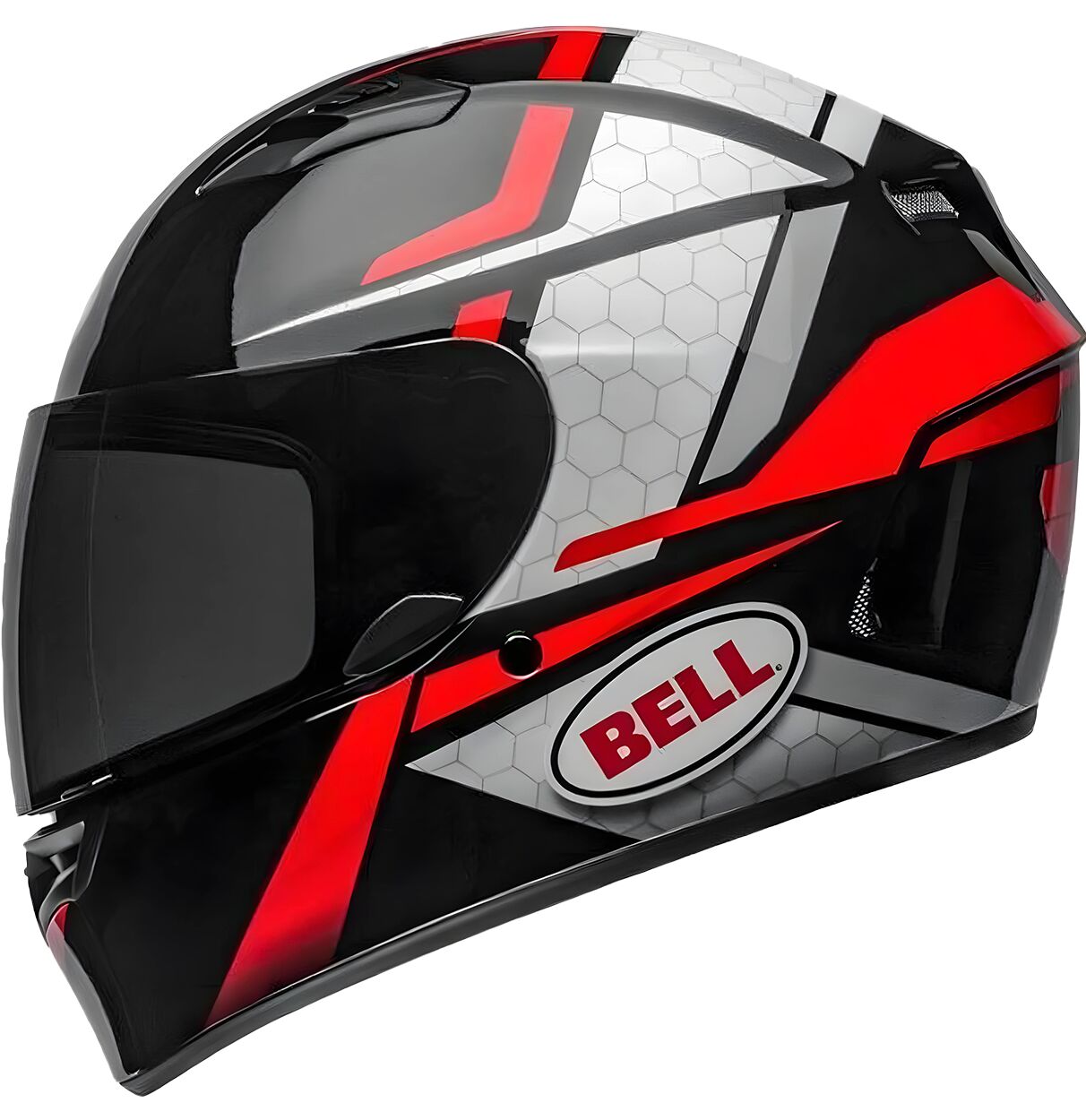 Bell Ps Qualifier Flare Parlak Siyah Kırmızı