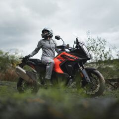 Oxford Arizona Air 1.0 Kadın Motosiklet Ceketi - Arctic Gri - TW221302