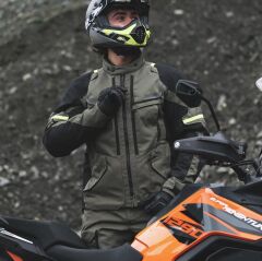 Oxford Rockland Dry2Dry Erkek Ceket - Haki/Fosfor - TM221402