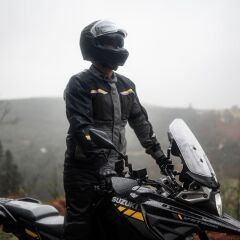 Oxford Mondial 2.0 Dry2Dry Laminate Erkek Ceketi - Siyah/Gri - TM221104