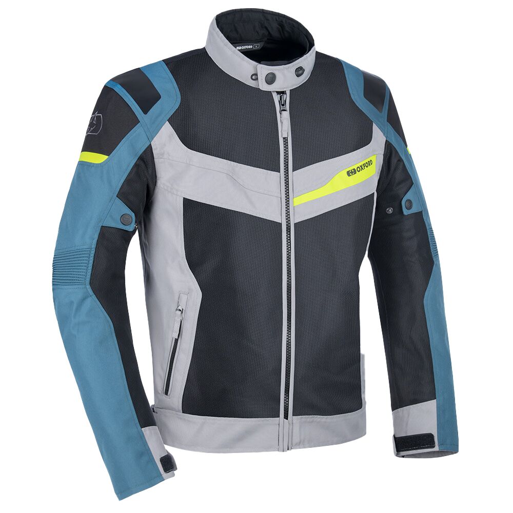 Oxford Dakar Dry2Dry Air Erkek Ceket - Gümüş/Siyah/Fosfor - TM211202