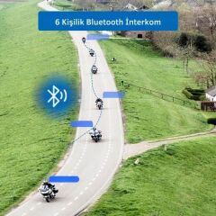 Nukro M6 PLUS Bluetooth 6 Kişilik İnterkom