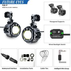 Future Eyes F20P Motosiklet Sis Farı 120W