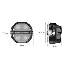 Future Eyes X100 Motosiklet Sis Farı 180W